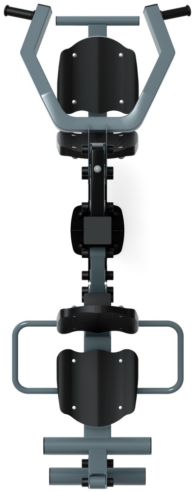 Тренажер уличный ВЕРХНЯЯ ТЯГА + ФЛЕКС (серый) СТ 021-13.П