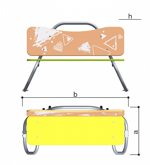 Скамейка детская Romana 057.58.00