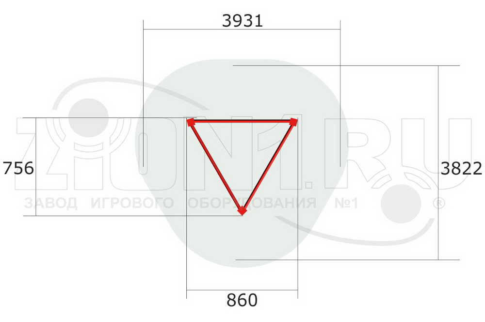 Шведская стенка ZION Призма (СЭ012)