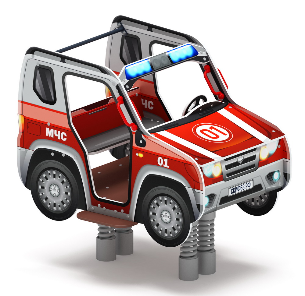 ДЖИП МЧС качалка на пружине ИО 23.03.05-12