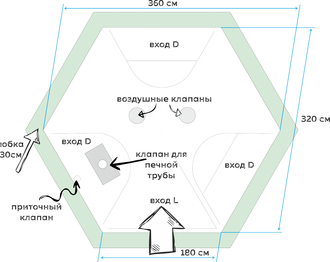 Всесезонная универсальная палатка ЛОТОС 5У (легкий тент; стеклокомпозитный каркас)