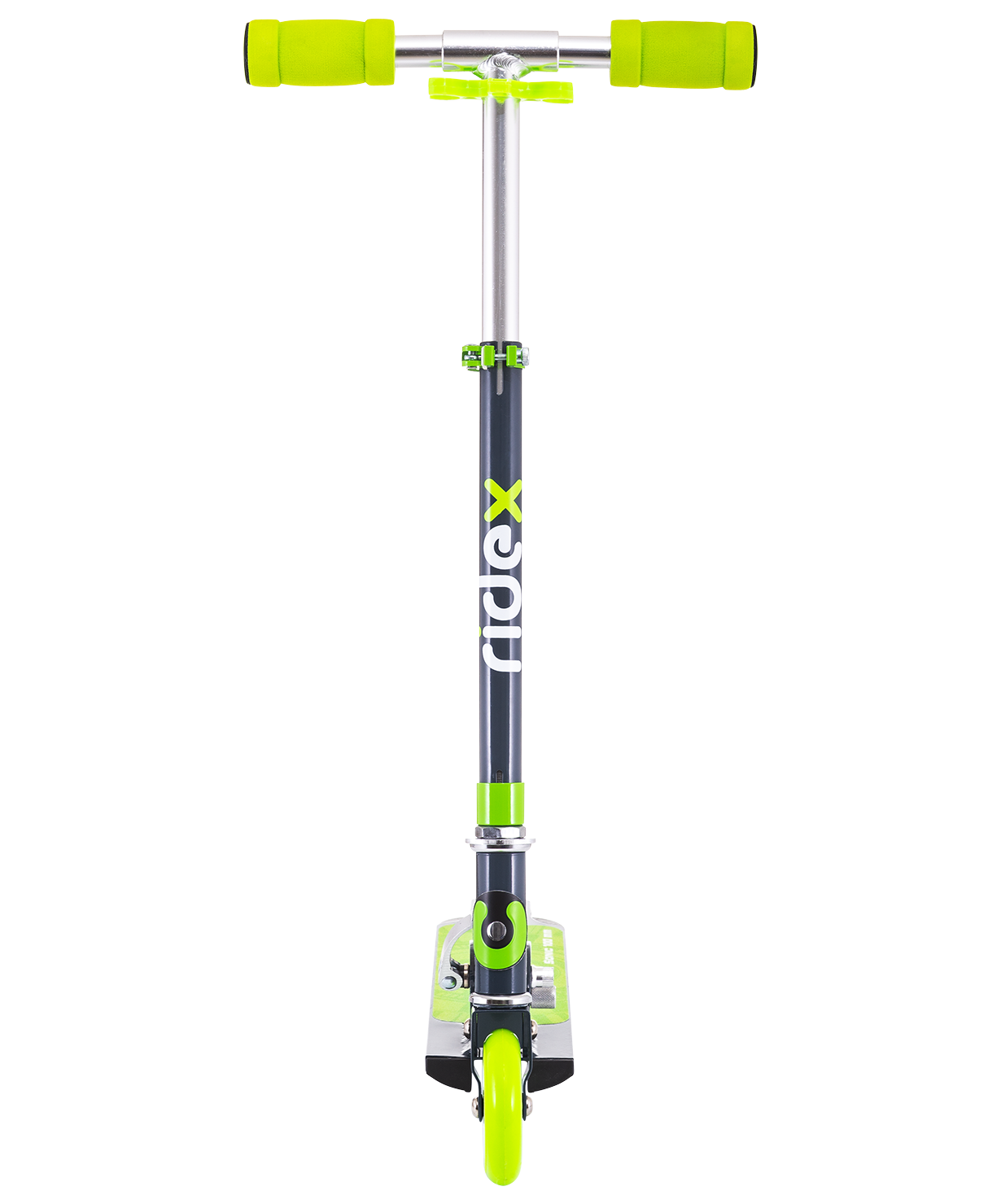 Самокат 2-колесный Sonic 100 мм, зеленый