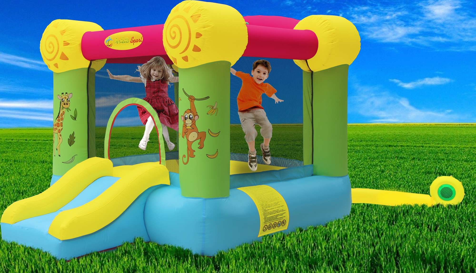 Батут надувной PERFETTO SPORT "Avventure in Africa" PS-501