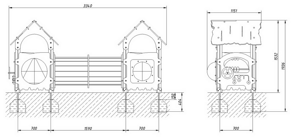 Детский игровой комплекс ZION Коала (КД001)