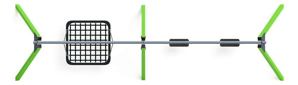 Качели М3 тройные ИО 13.М.06.03.03.01-02 (зеленые)