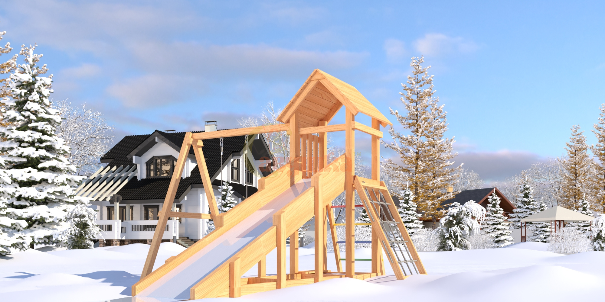 Детская площадка Савушка 4 сезона - Мастер 7