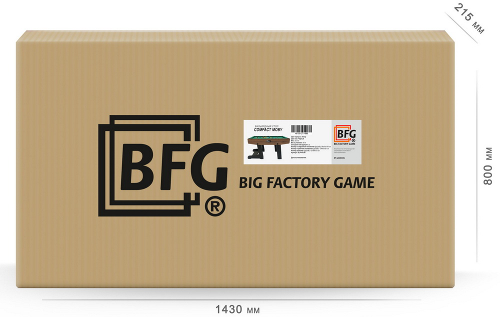 Бильярд BFG Compact Moby 4 (Аризона)