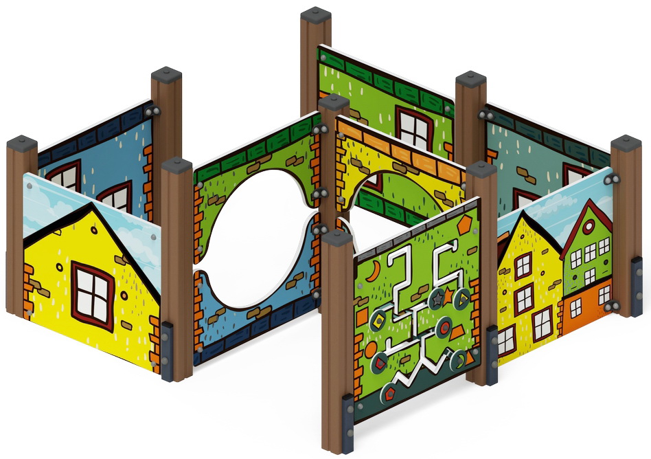 Лабиринт КУБИК 1 (Город) игровая форма МФ 20.01.01-01