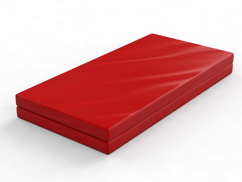 Мат гимнастический складной 2х2х0,1 м в 1 сложение