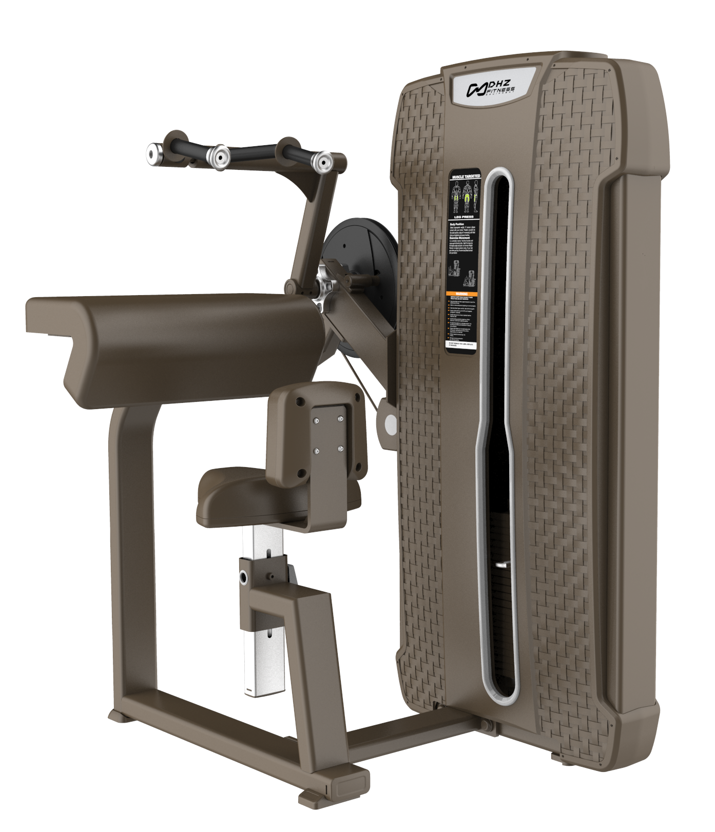 E-4027 Трицепс-машина сидя. Прямая парта. Стек 64 кг