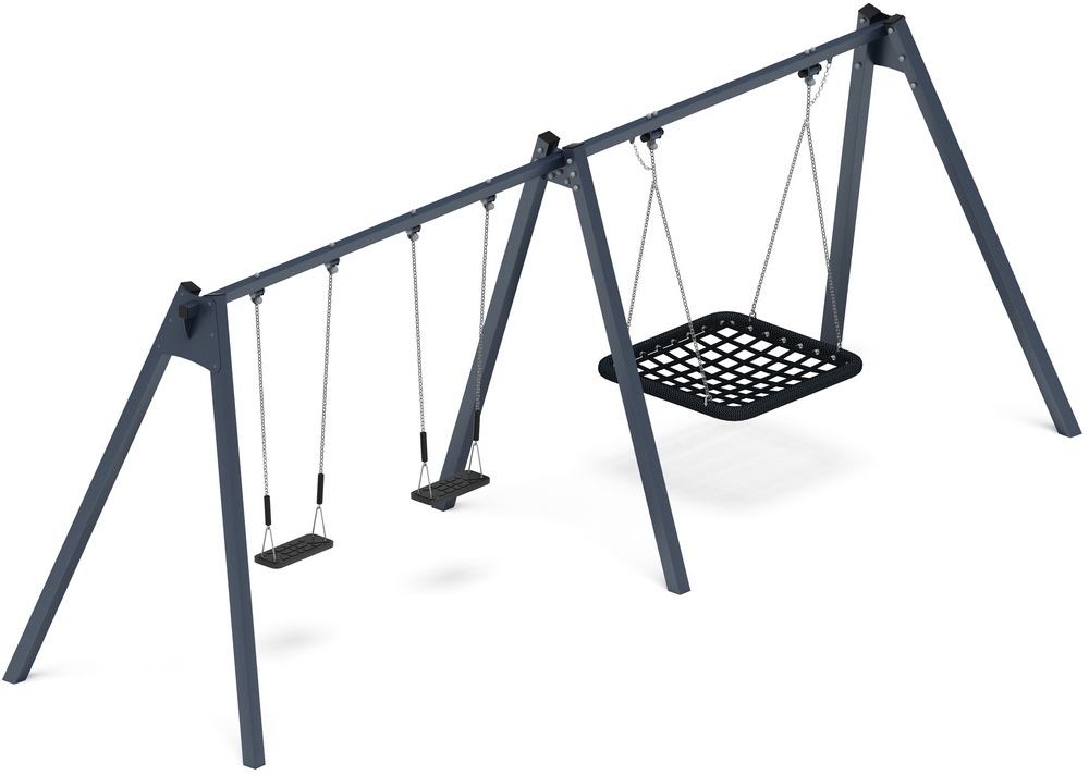 Качели М3 тройные ИО 13.М.06.03.03.01 (графит)