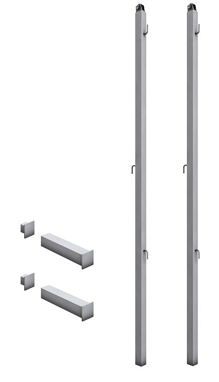 Стойки бадминтонные со стаканами (02.100)