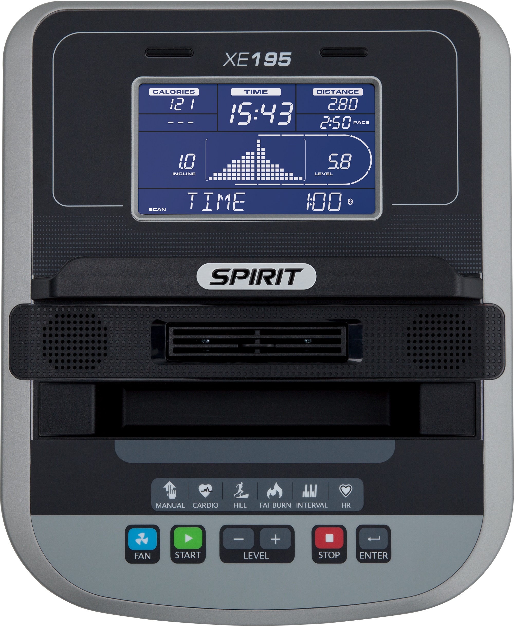 Эллиптический тренажер SPIRIT XE195 (2017)