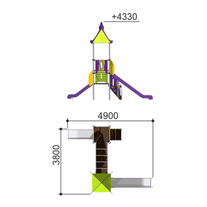 Детская площадка «Romana 101.07.00»