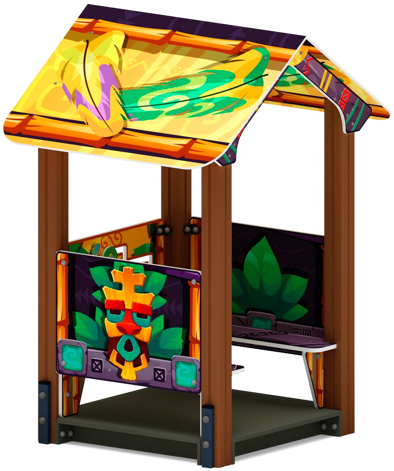 ДОМИК МАЛЫЙ 4 (Майя) для детской площадки МФ 10.01.04-03