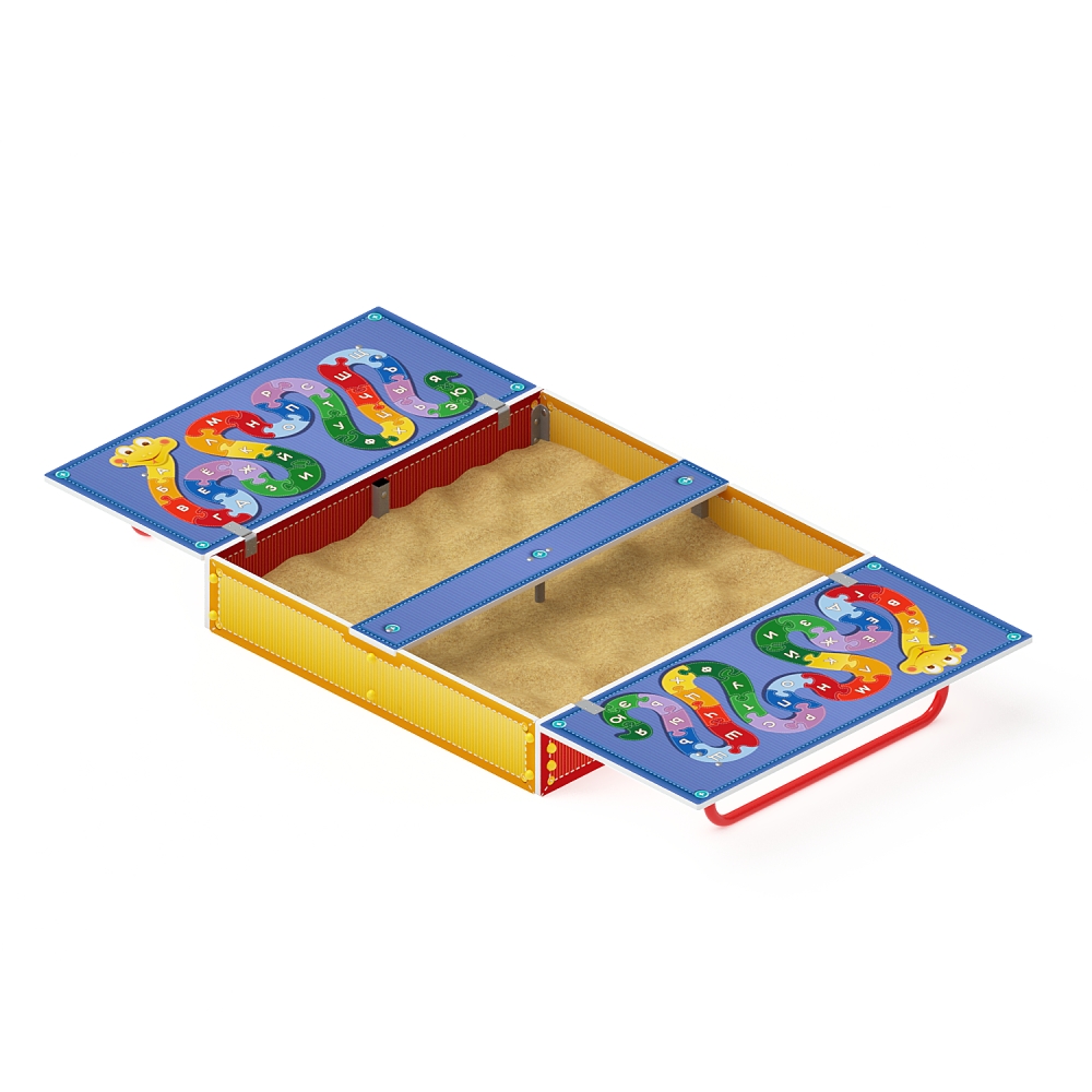 АЗБУКА песочница с крышкой ИО 5.01.11-01