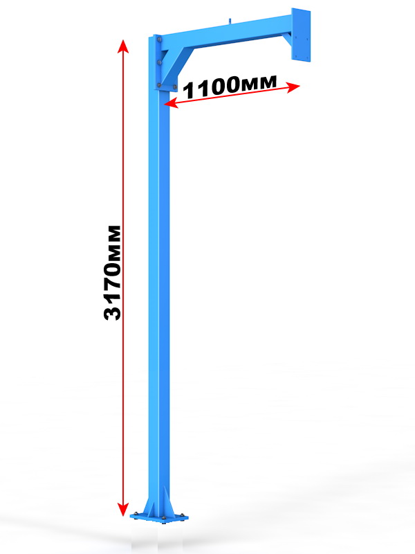 Стойка баскетбольная разборная, с креплением на анкера (01.119)