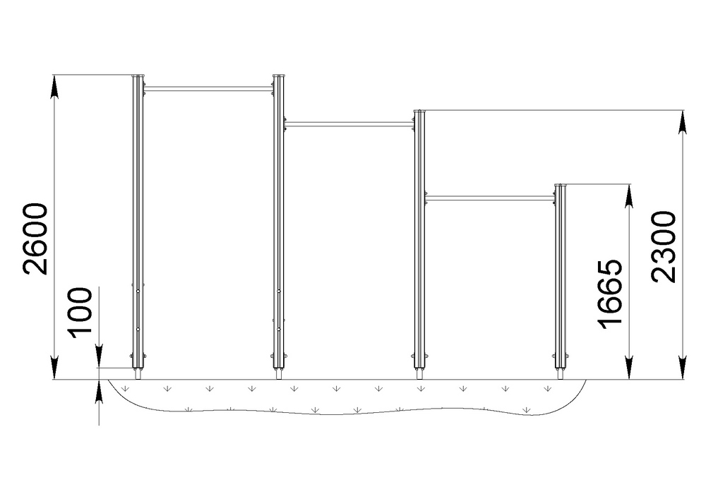 Уличный спортивный комплекс START LINE Fitness №12