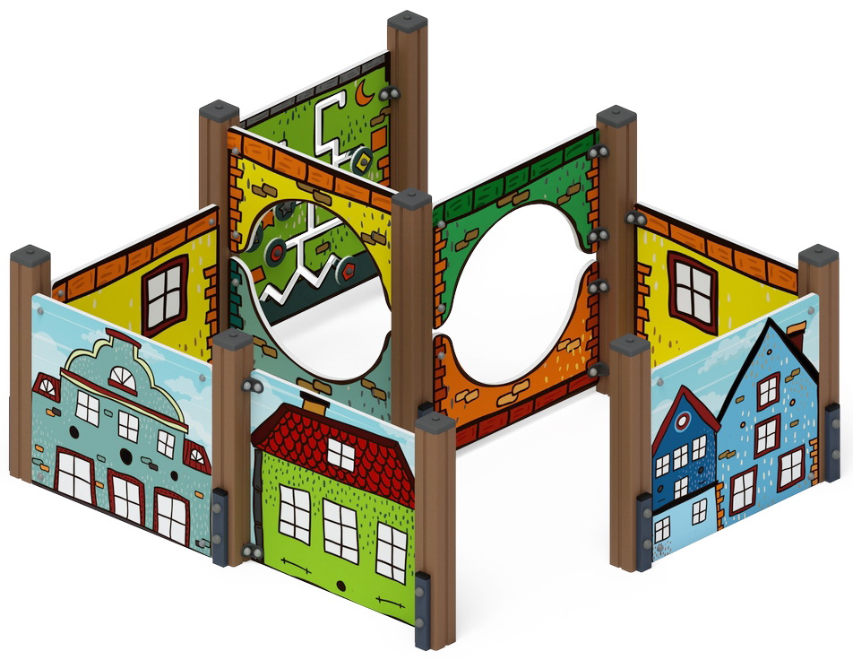 Лабиринт КУБИК 1 (Город) игровая форма МФ 20.01.01-01