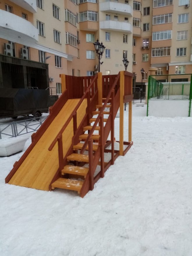 Зимняя горка ЗИМА 3 Савушка (скат 3 м)