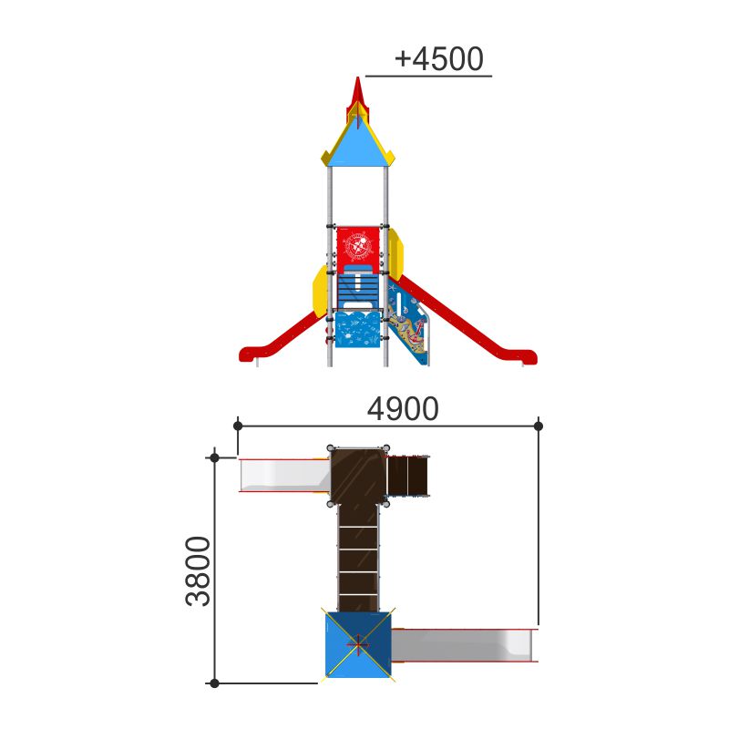 Игровой комплекс Море «Romana 101.07.00-02»