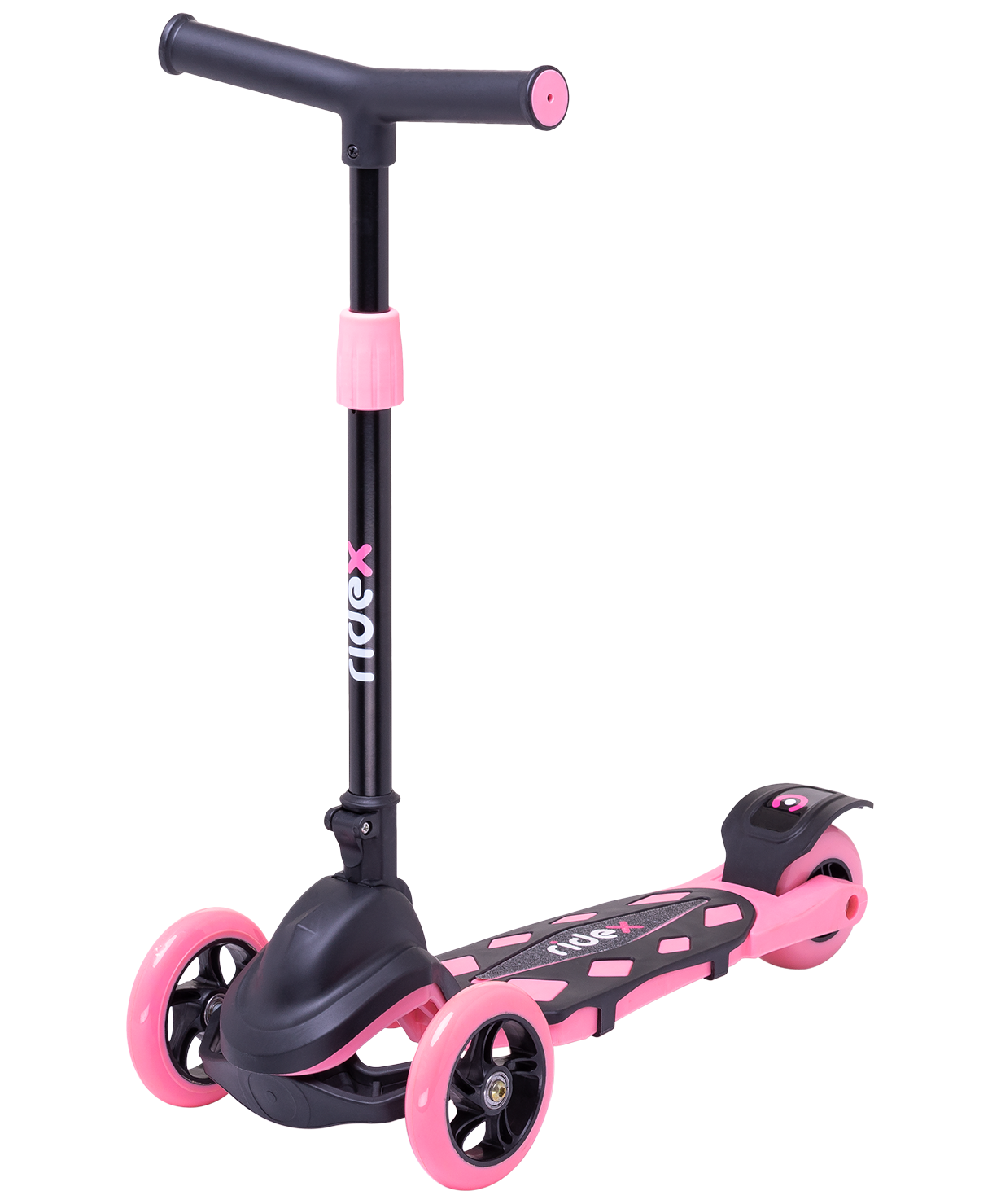 Самокат 3-колесный Robin 3D 120/90 мм, розовый