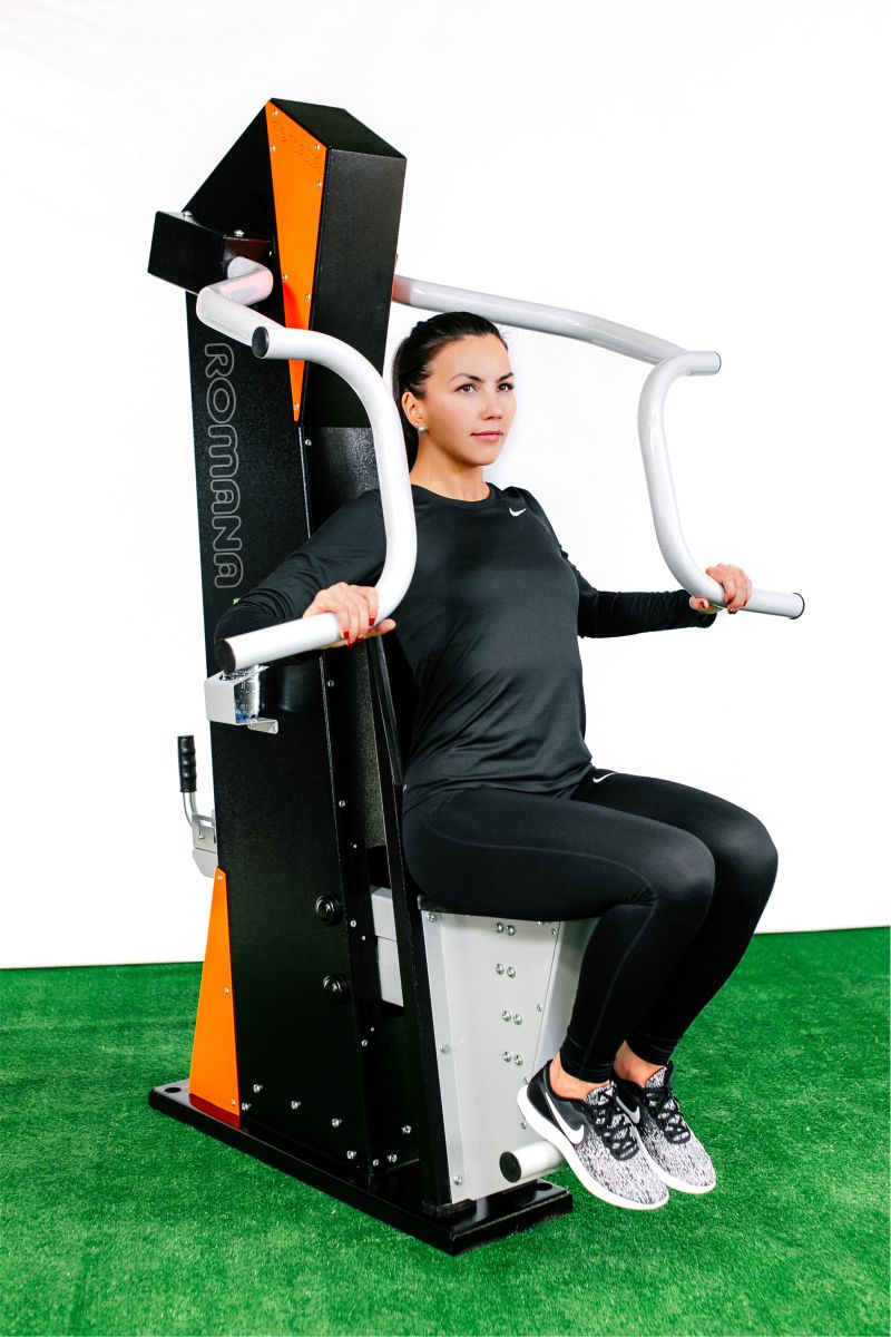 Тренажер уличный ЖИМ ОТ ГРУДИ  Romana 207.19.10