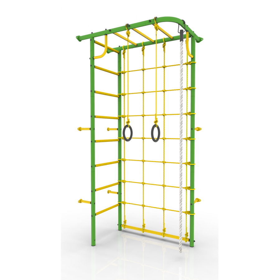 Шведская стенка Рукоход-Угловой (зеленый)