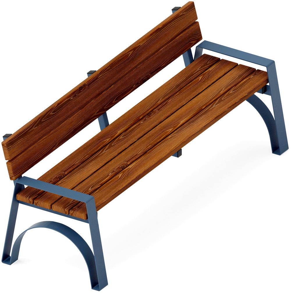 Скамья парковая (под анкера) МФ 42.02.06