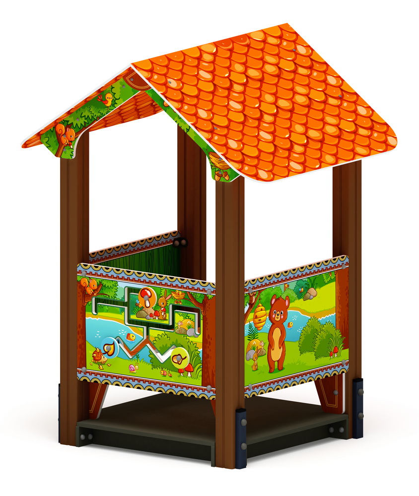 ДОМИК МАЛЫЙ 4 (Полянка) для детской площадки МФ 10.01.04-04