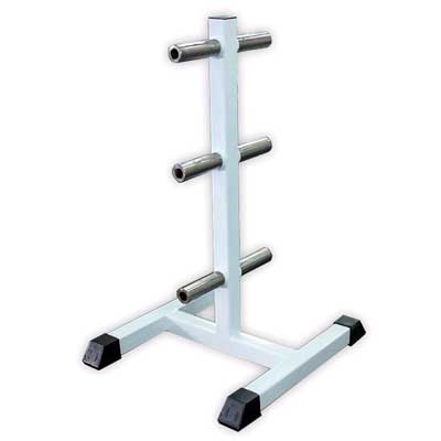 Стойка МВ Barbell 1.15 для хранения дисков  (на 6 позиций), белая