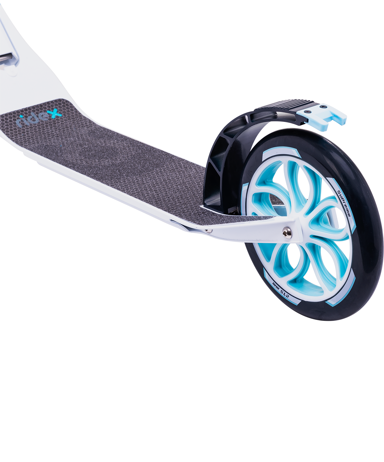 Самокат 2-колесный Supreme 255/215 мм, белый