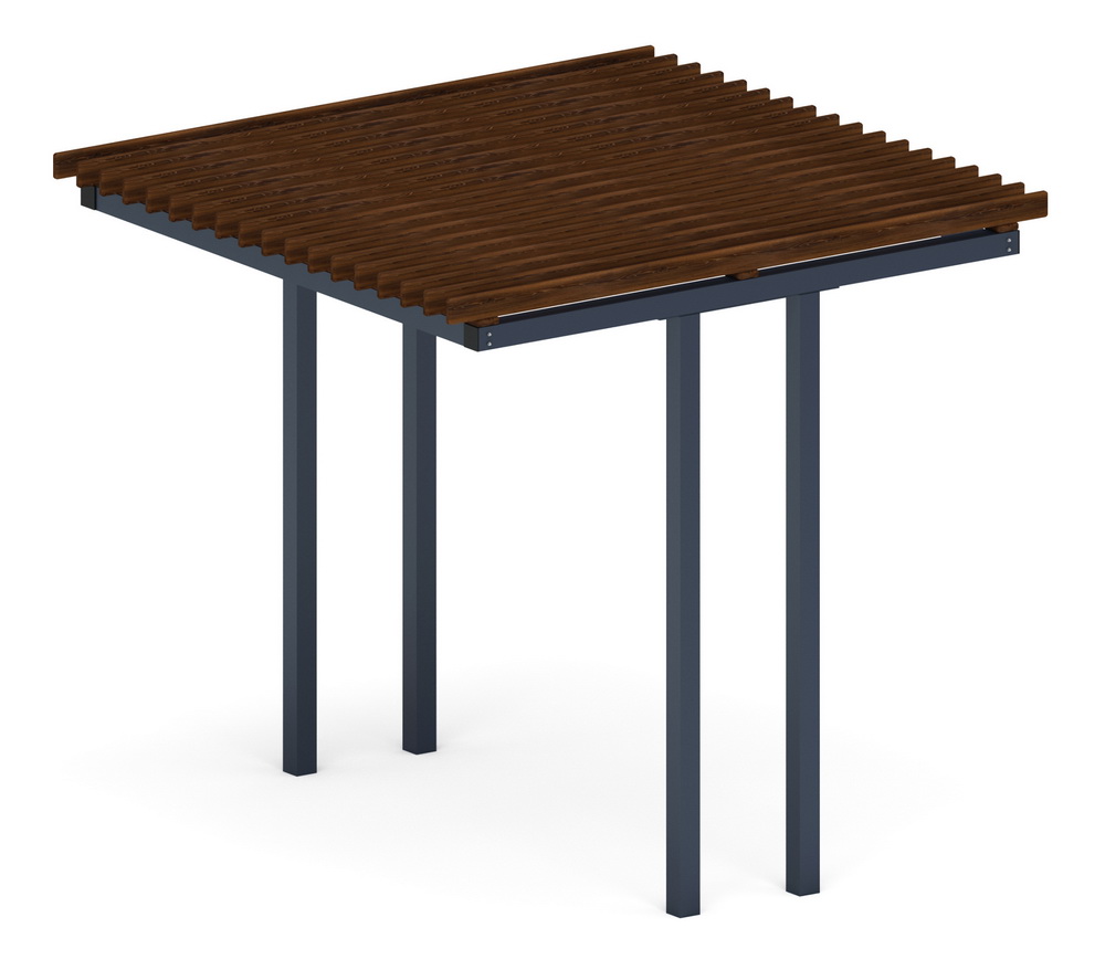 Пергола Тент (прямая) МФ 77.04.01-01 /без поликарбоната/