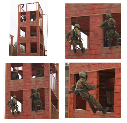 Специальная полоса препятствий для спецподразделений