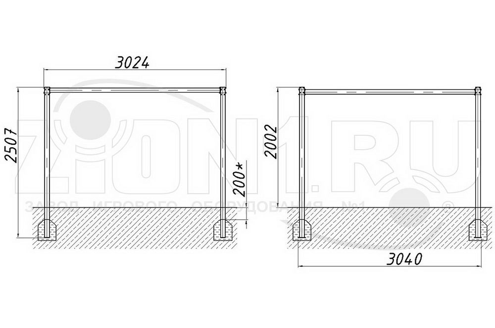 Бельевая стойка ZION (Б075)