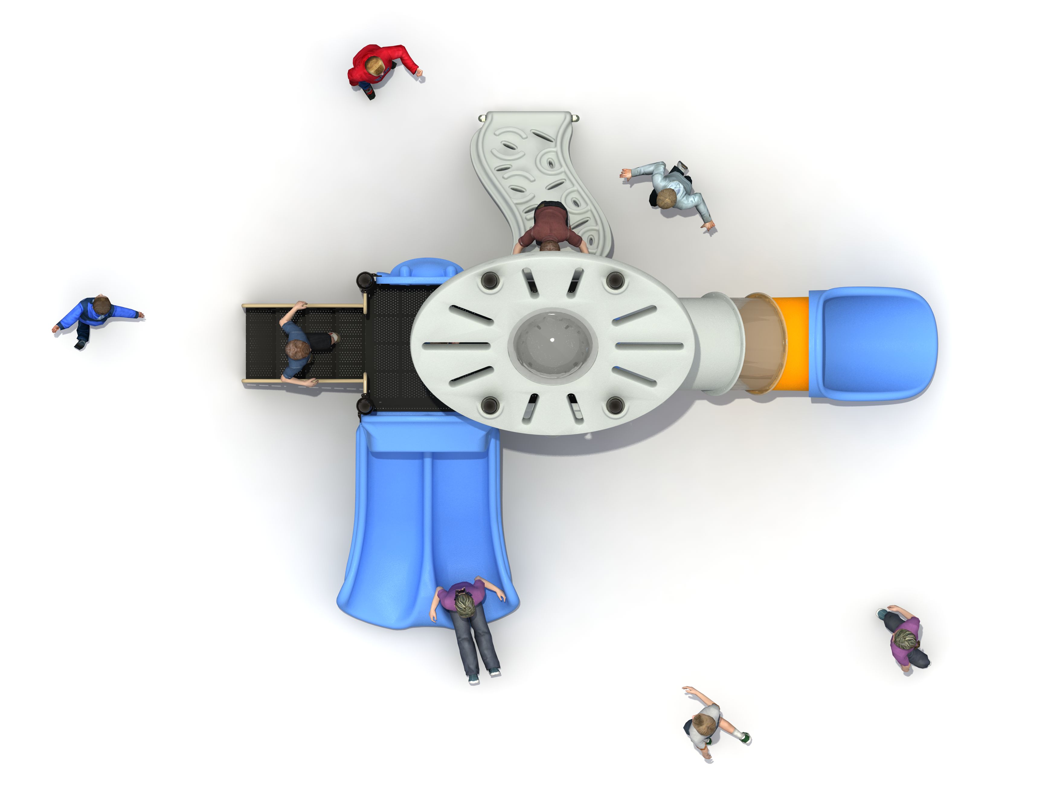 Детская игровая площадка Air-Gym Play Космические пришельцы WD-UT155, серия Пространство