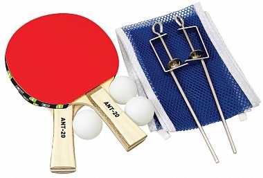 Набор для настольного тенниса (2 ракетки**+3мяча*+сетка) Novus