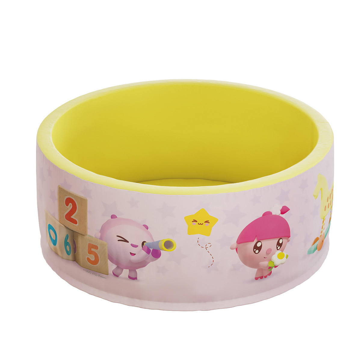 Сухой бассейн Airpool ИГРУШКИ Romana ДМФ-МК-02.56.01 (розовый, шариков 150 шт.)