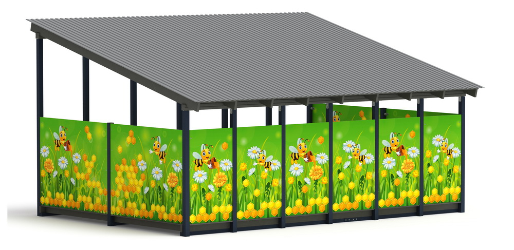 Теневой навес (Пчёлка) МФ 71.6.4-05