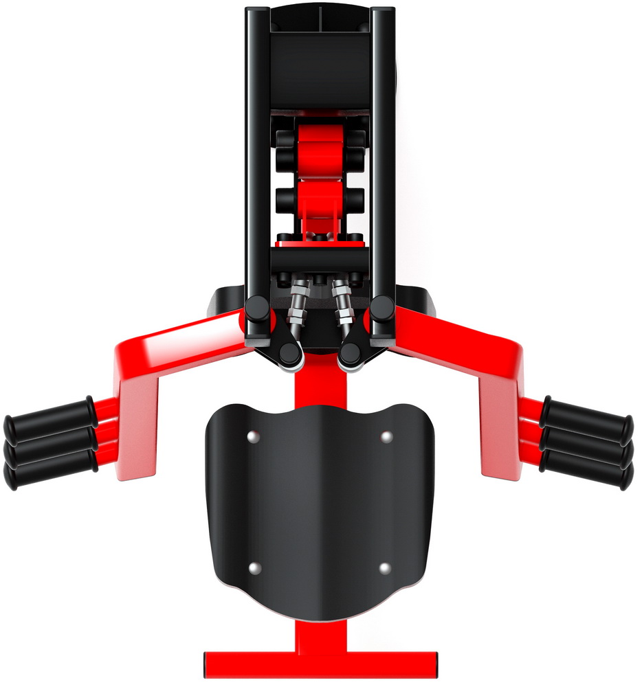 Уличный тренажер БАБОЧКА (красный) СТ 028-11