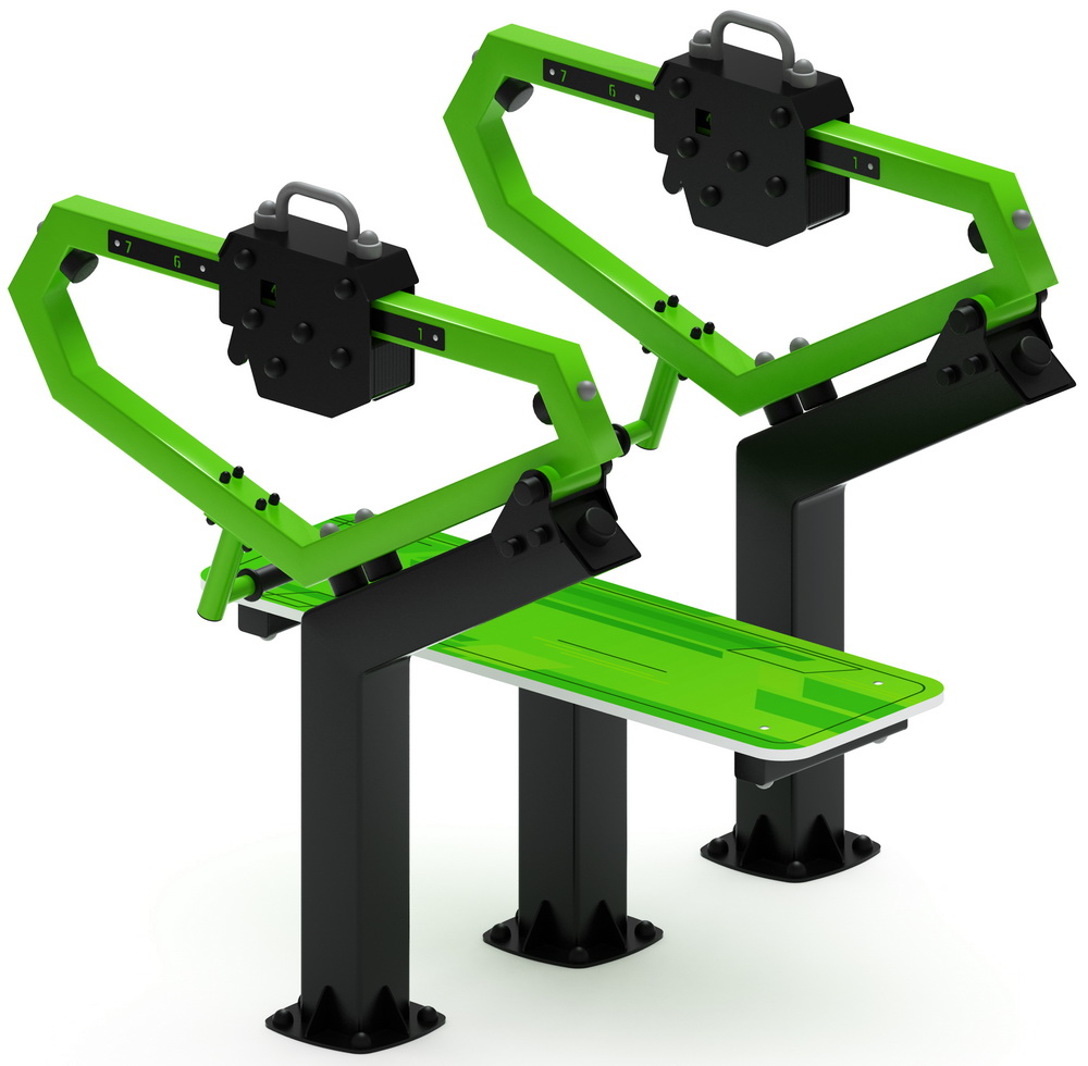 Уличный тренажер ЖИМ ЛЕЖА СТ 026-11.П