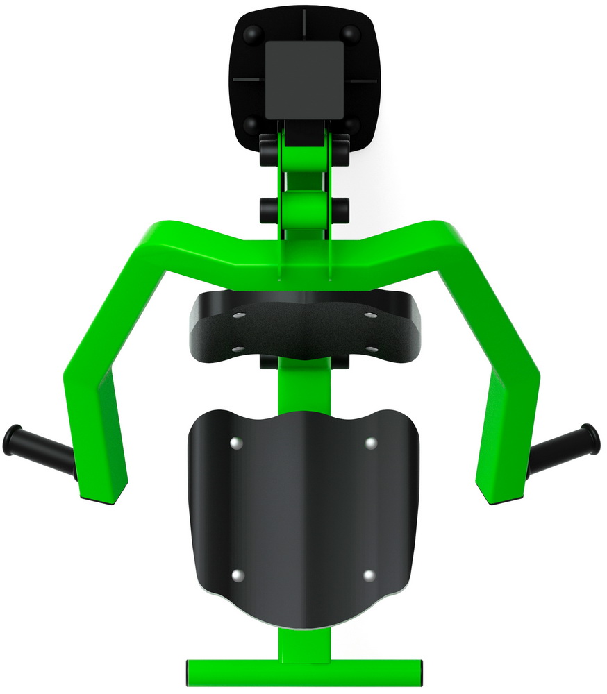 Тренажер уличный ЖИМ ОТ ГРУДИ (зеленый) СТ 006-12