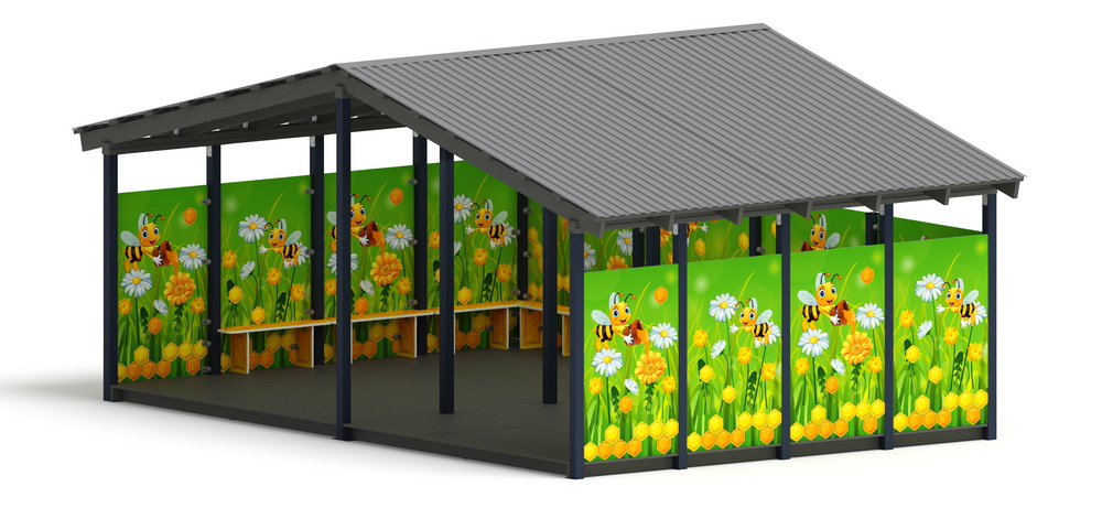 Теневой навес (Пчёлка) МФ 70.6.4-05