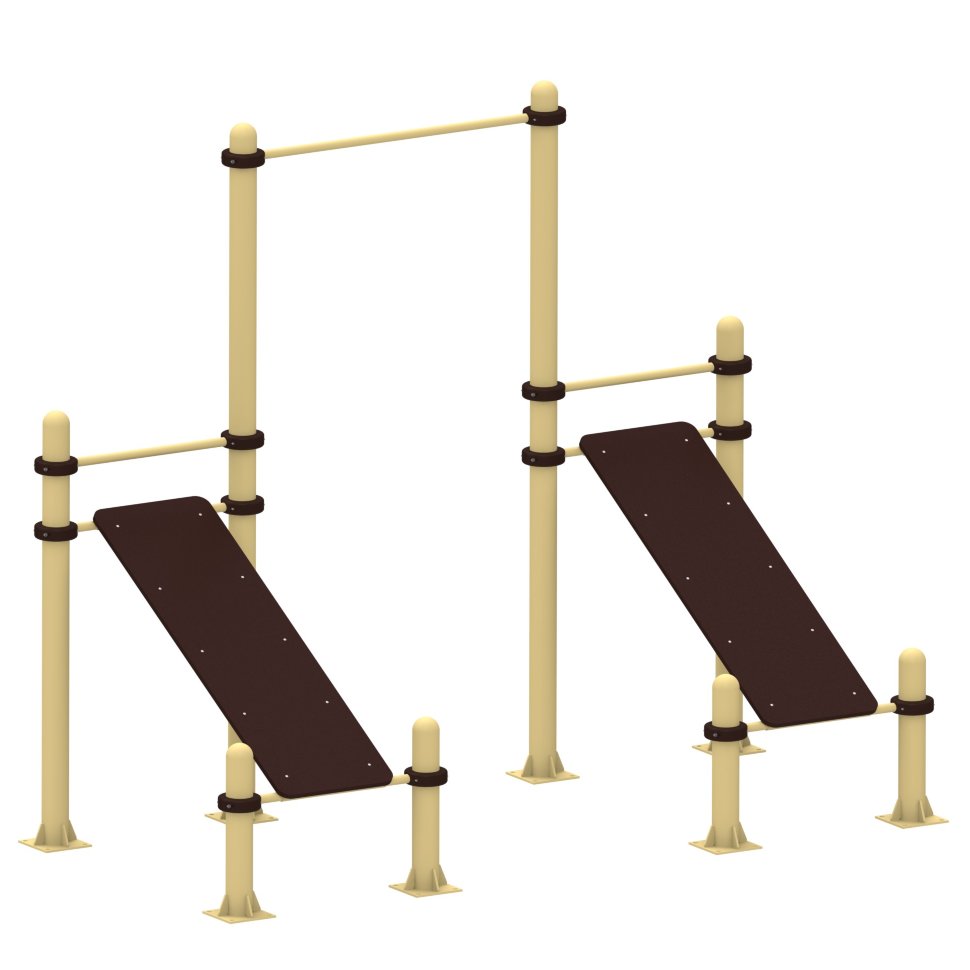 Лавочки для пресса и турник Air-Gym YSK43