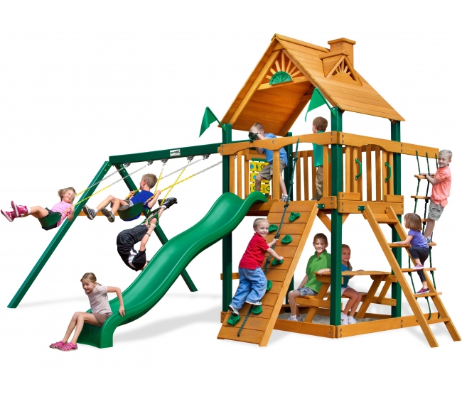 Детская деревянная игровая площадка СОЛНЕЧНЫЙ ЛУЧ