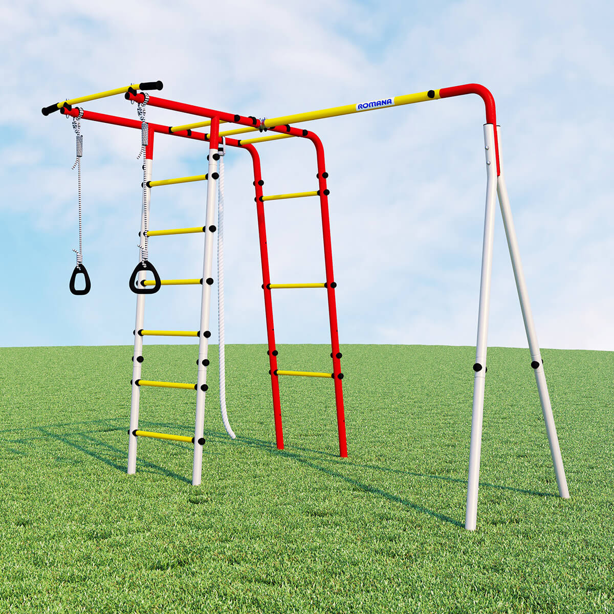 Детский спортивный комплекс для дачи ЛЕСНАЯ ПОЛЯНА-3 Romana 103.26.05 (без качелей)