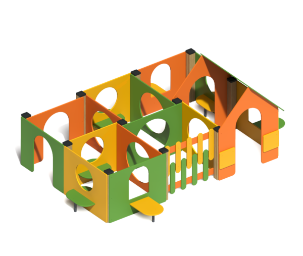 Манеж для детской площадки Лабиринт поместье ИО-05.3