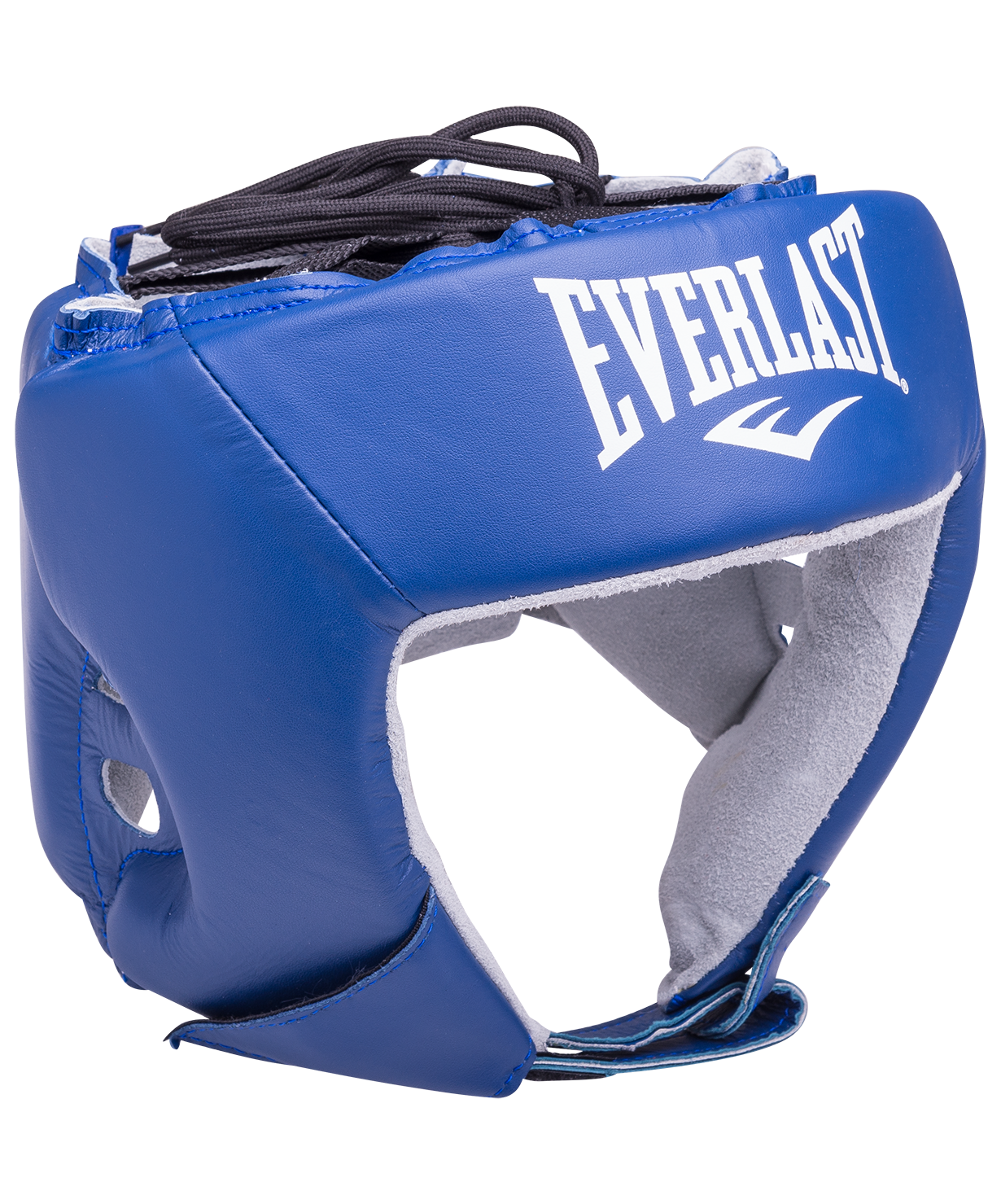 Шлем открытый USA Boxing 610206U, M, кожа, синий 