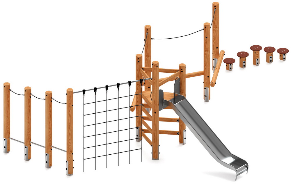 Детская площадка Спортивная серия (Лиственница) ДИК 2.24.06-Л