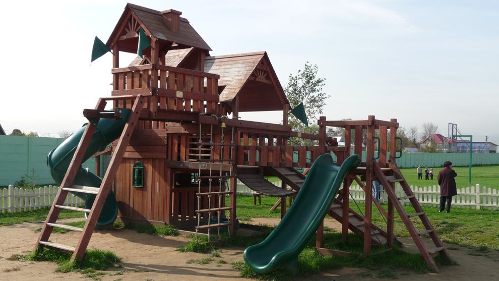 Детская деревянная игровая площадка ОХОТНИК ДЕЛЮКС